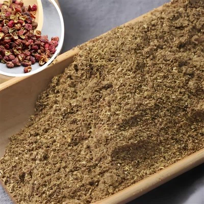 Polvo de pimienta sichuan seca